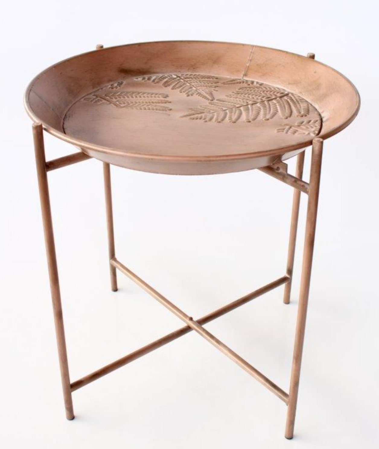 METAL FERN DESIGN BUTLERS TRAY - NetDécor 