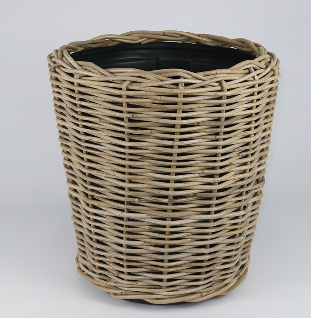 Rattan Thick Lined Planter - NetDécor 