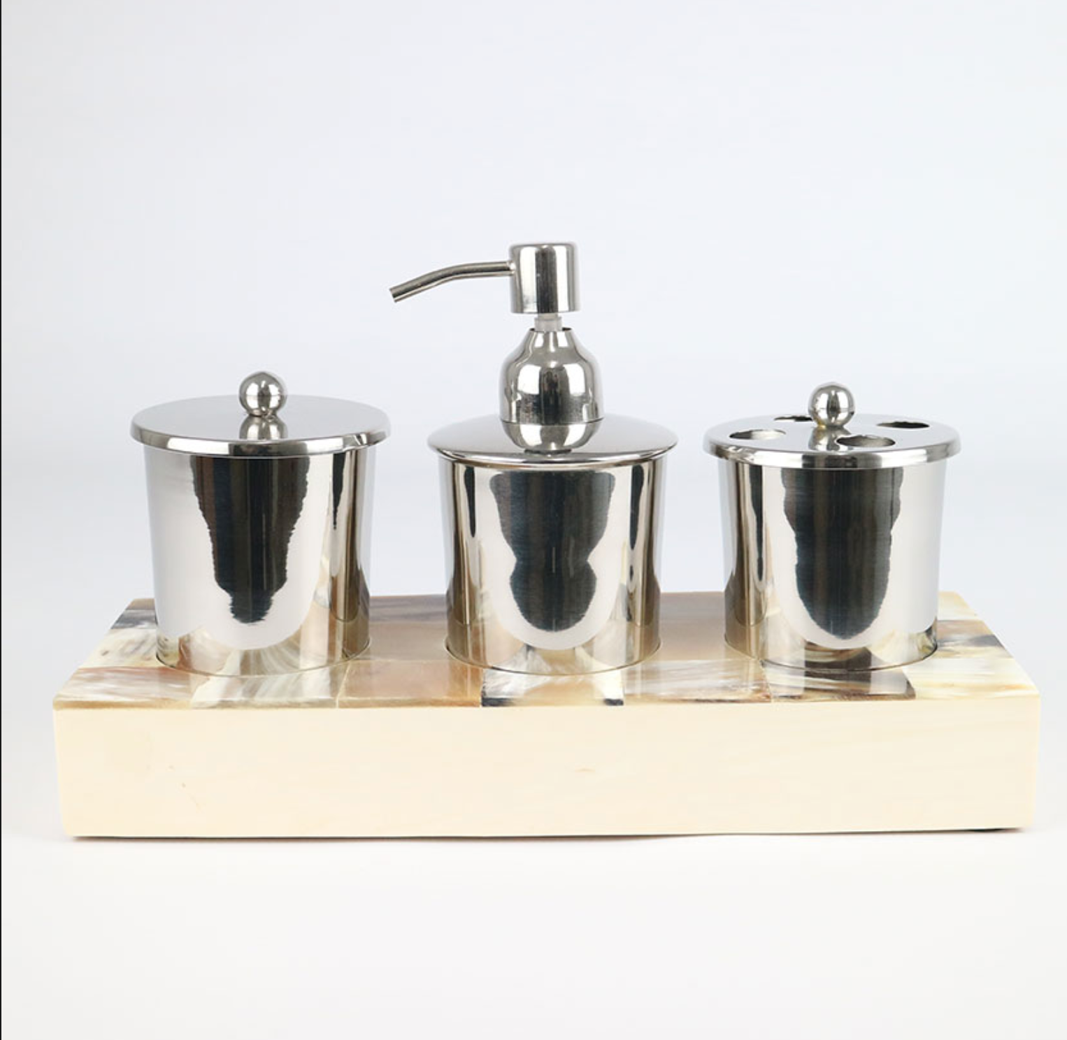 HORN METAL VANITY SET OF 4 - NetDécor 