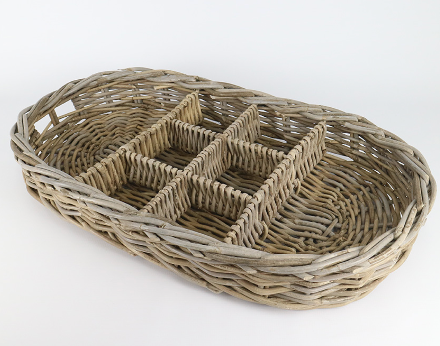 Garden Tray Oval Grey - NetDécor 