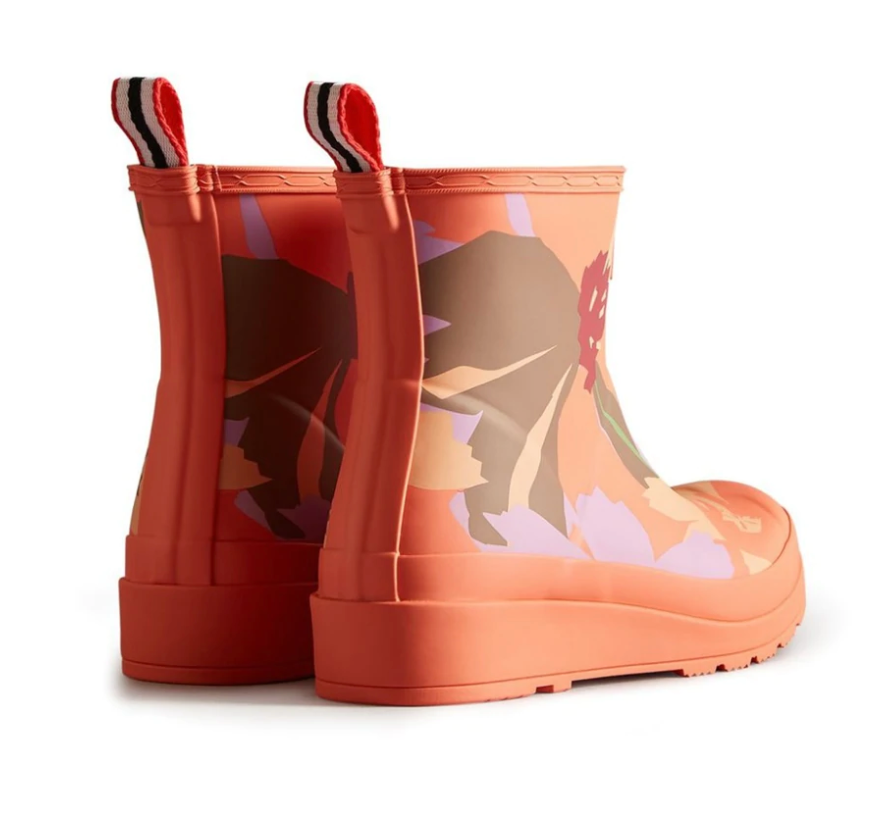 Orange hunter boots clearance short