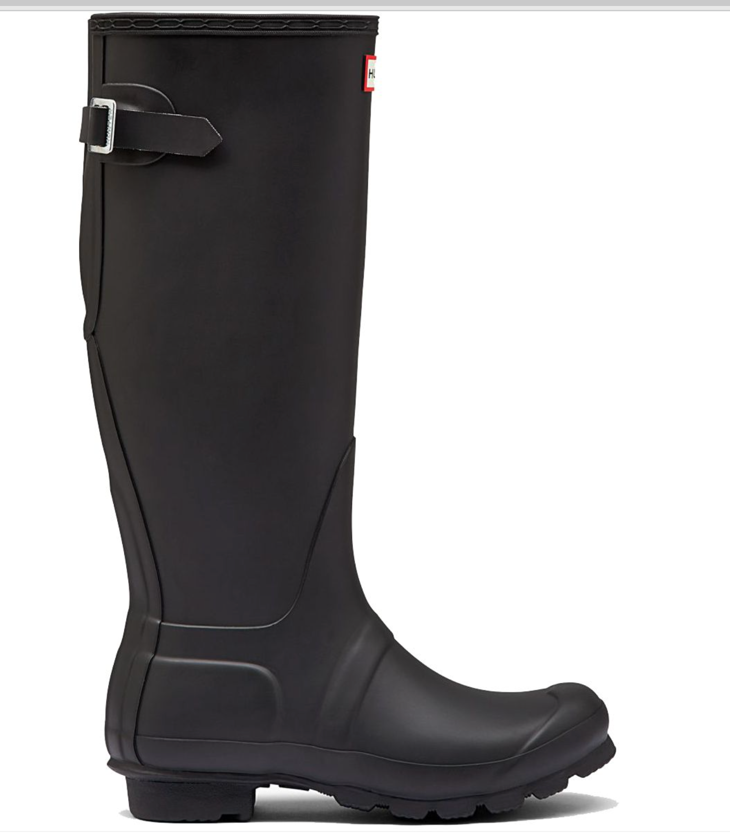 Hunter black adjustable boots on sale