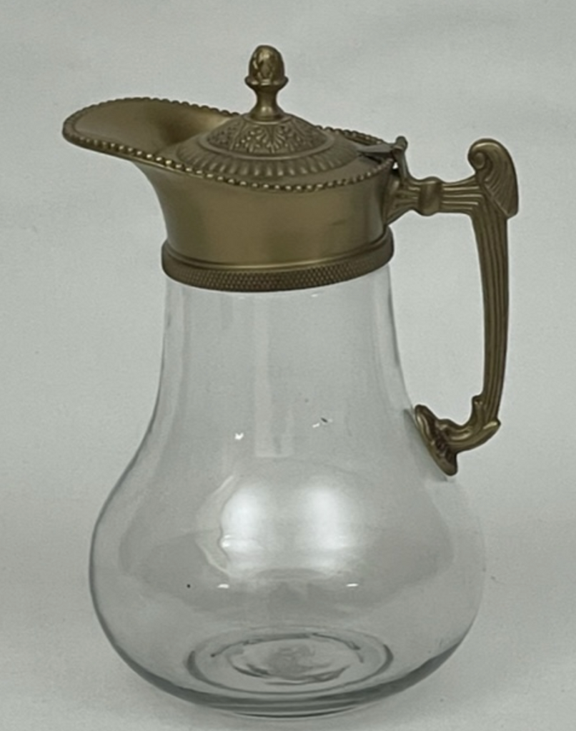 JUG GLASS JUBILEE ANTIQUE BRASS - NetDécor 