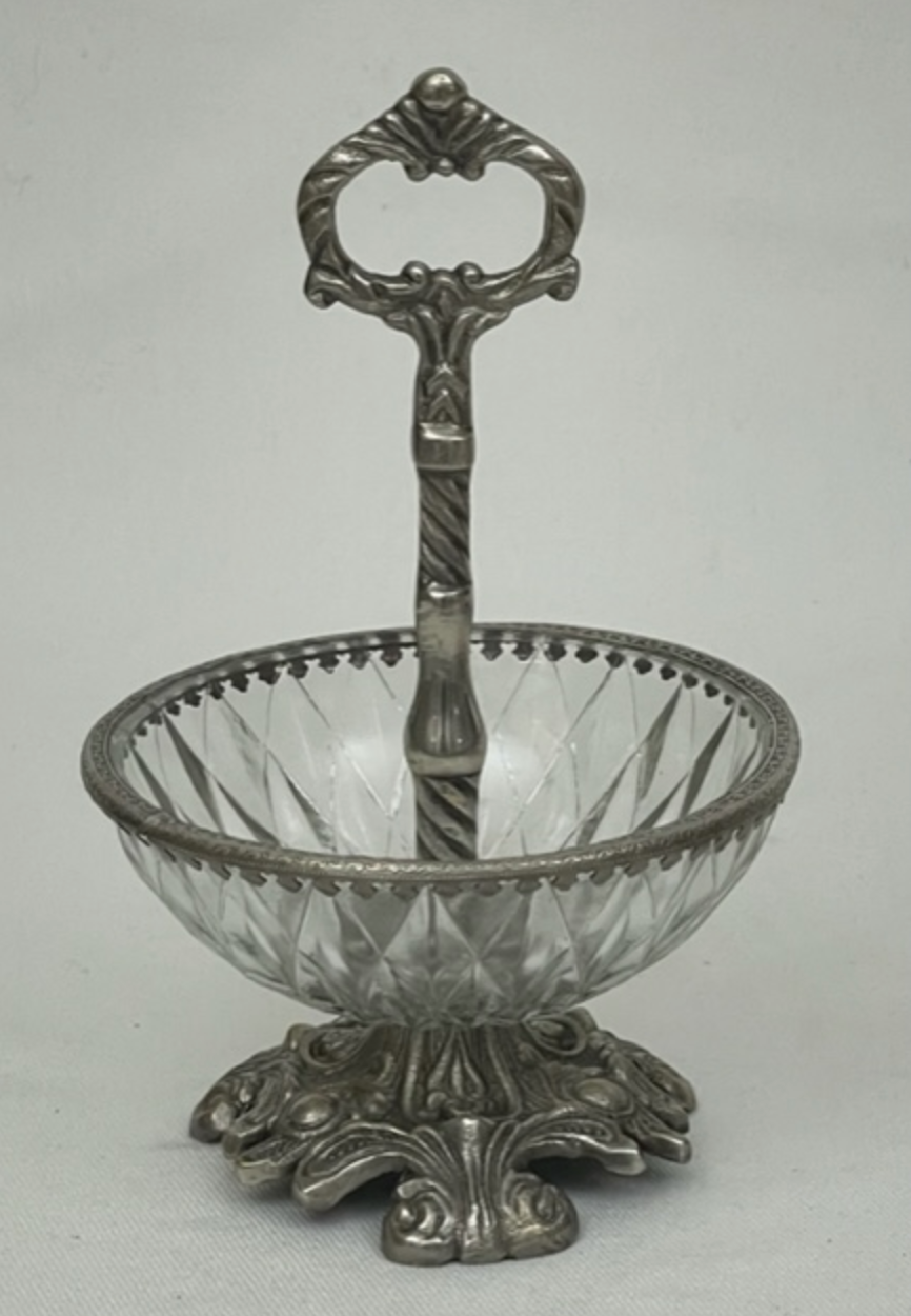 PATISSERIE BOWL ORNATE GLASS - NetDécor 