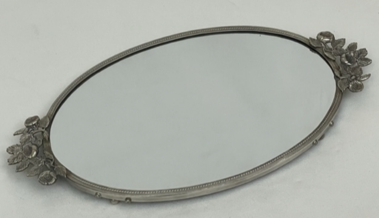 TRAY MIRROR ROSES - NetDécor 