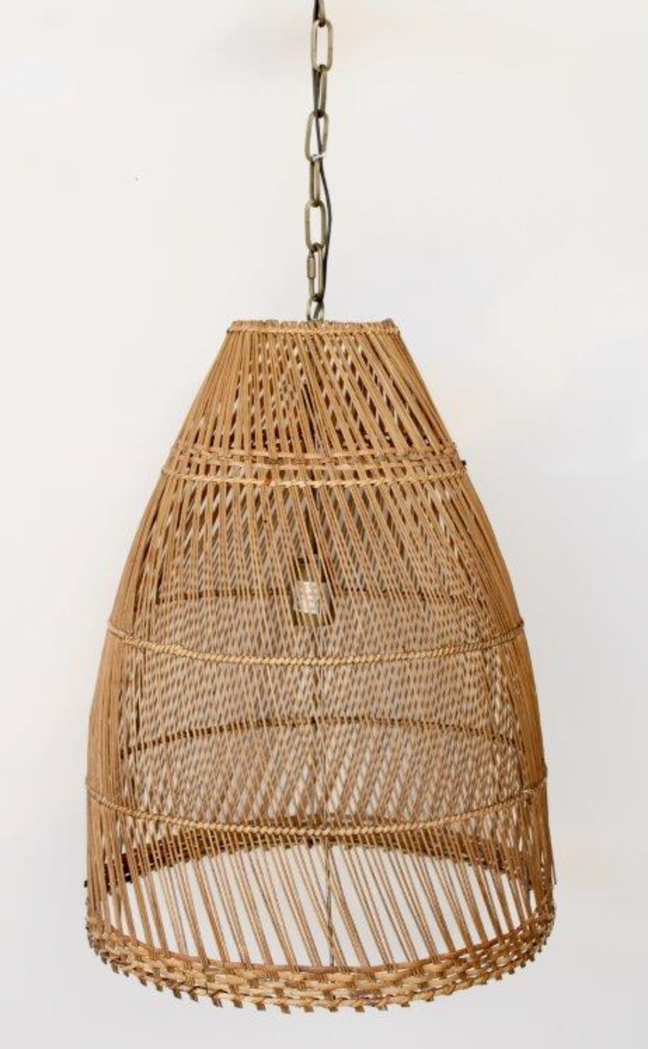Large Rattan Hanging Light - NetDécor 
