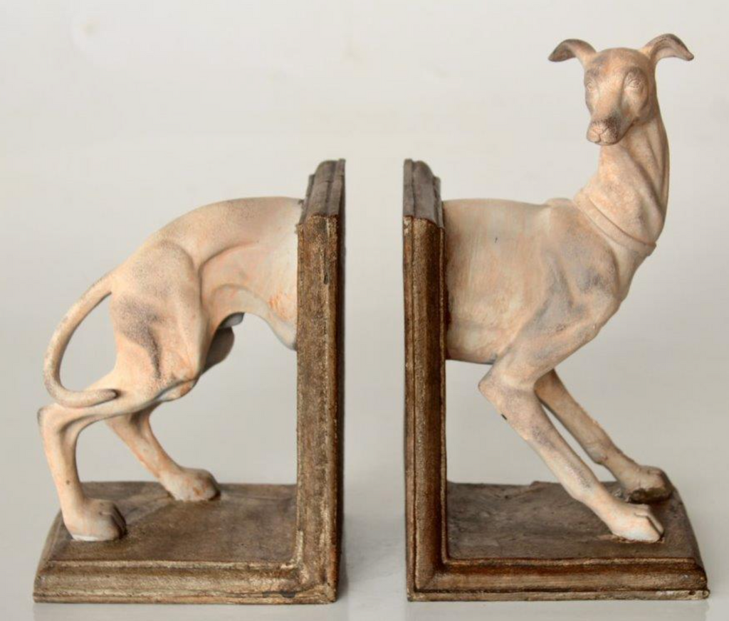 Whippet Pair of Bookends - NetDécor 