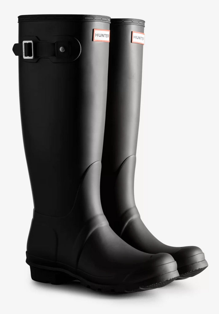 Hunter Original Tall Tri Colour Logo Boot Black - NetDécor 