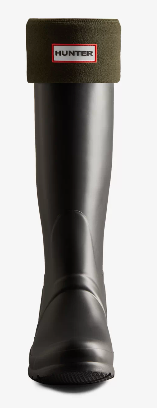 Hunter Recycled Fleece Tall Boot Sock NetD cor