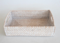 Set of 2 Deep Rattan Trays - NetDécor 