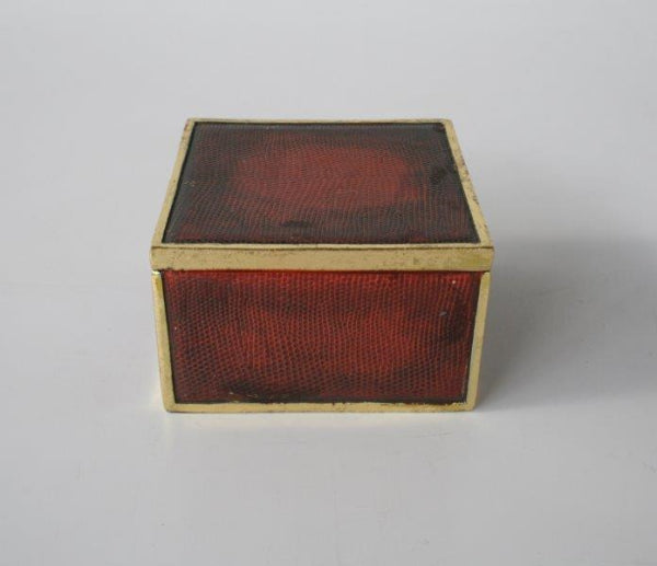 Square Med. Brown Box - NetDécor 