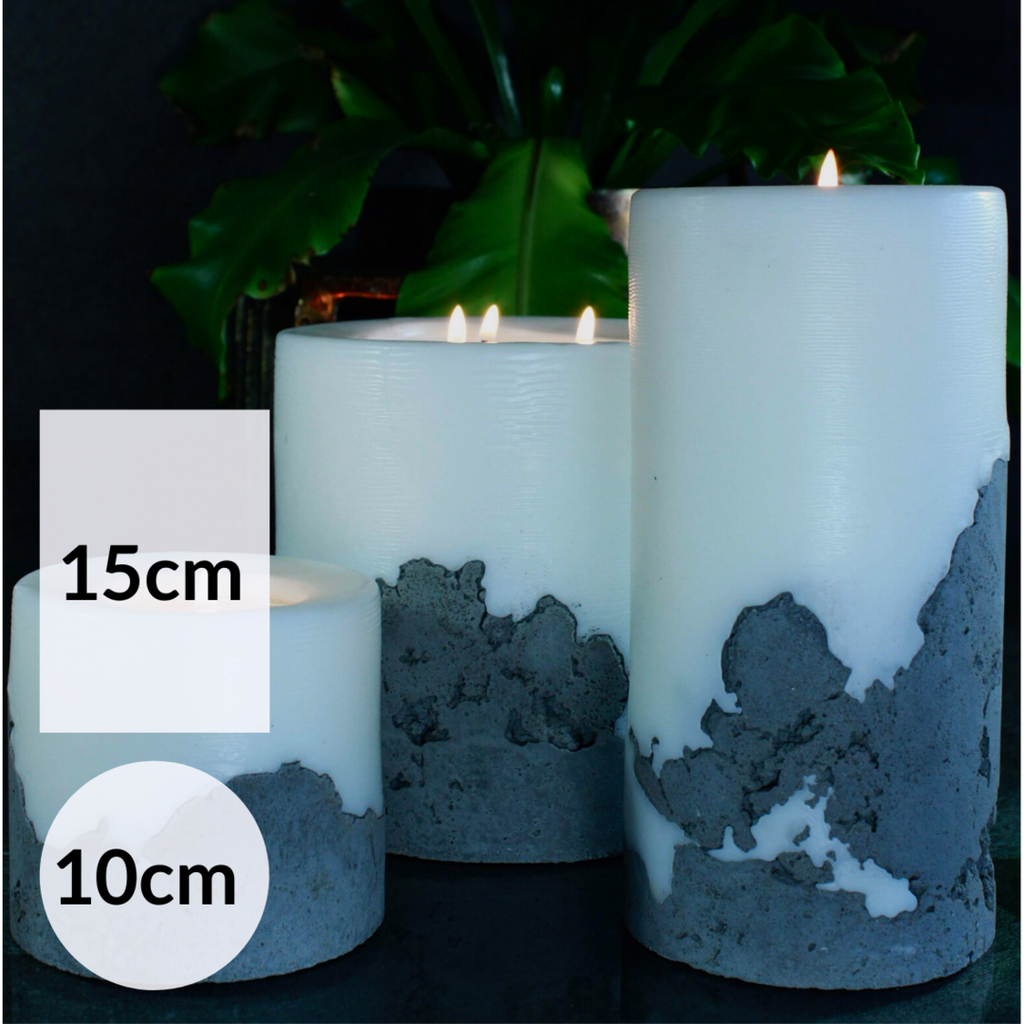 Luxury Handcrafted Local Candles  - Tall  Pillar - NetDécor 