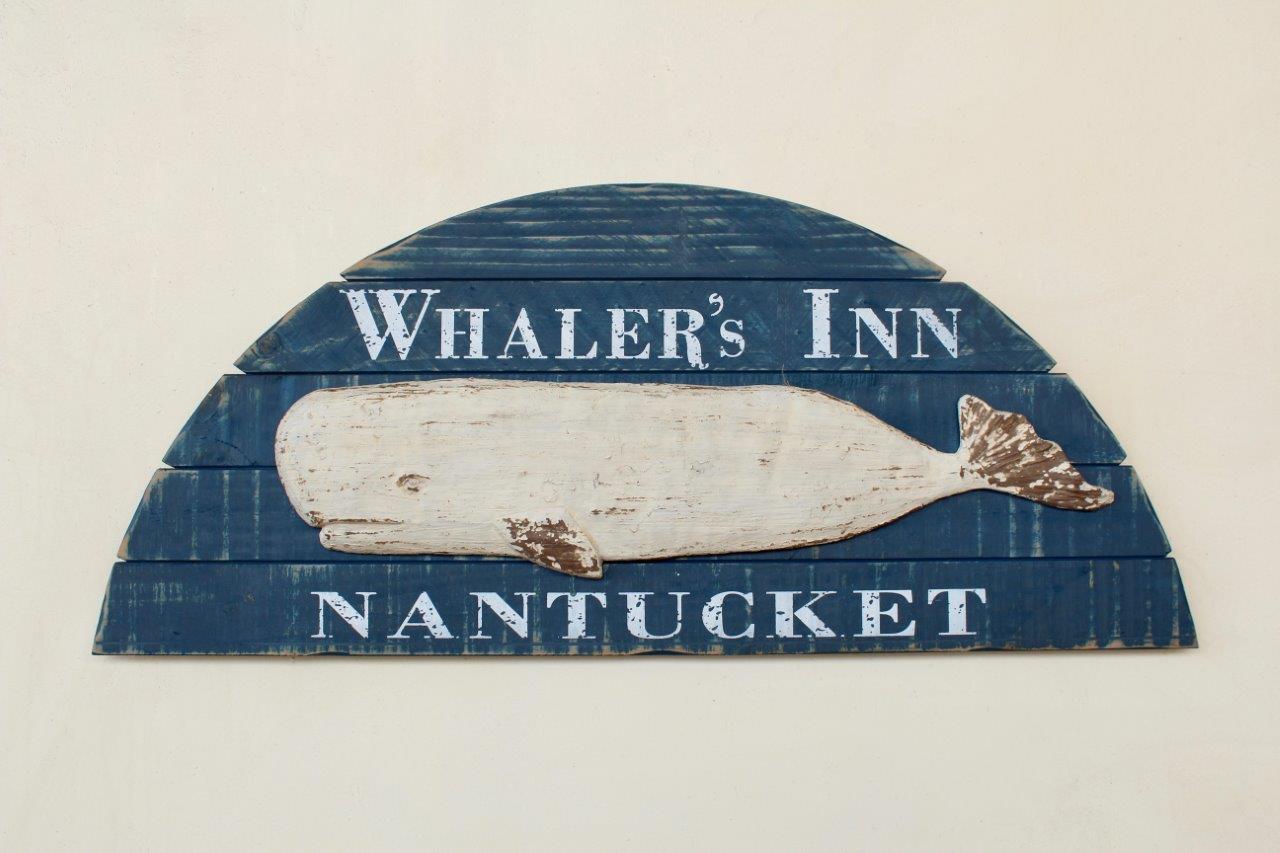 'WHALERS INN' BLUE SIGN - NetDécor 