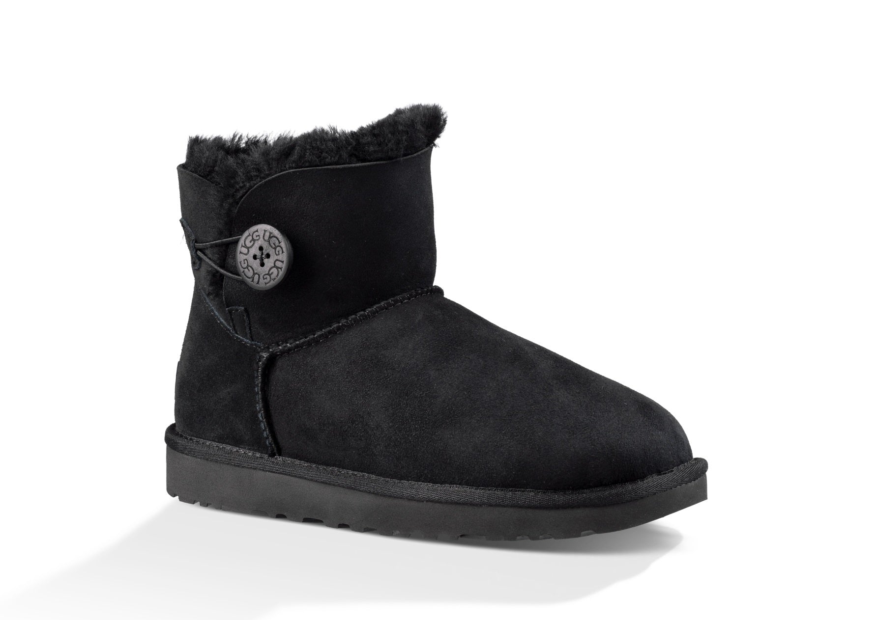 UGG Mini Bailey Button II Black – NetDécor