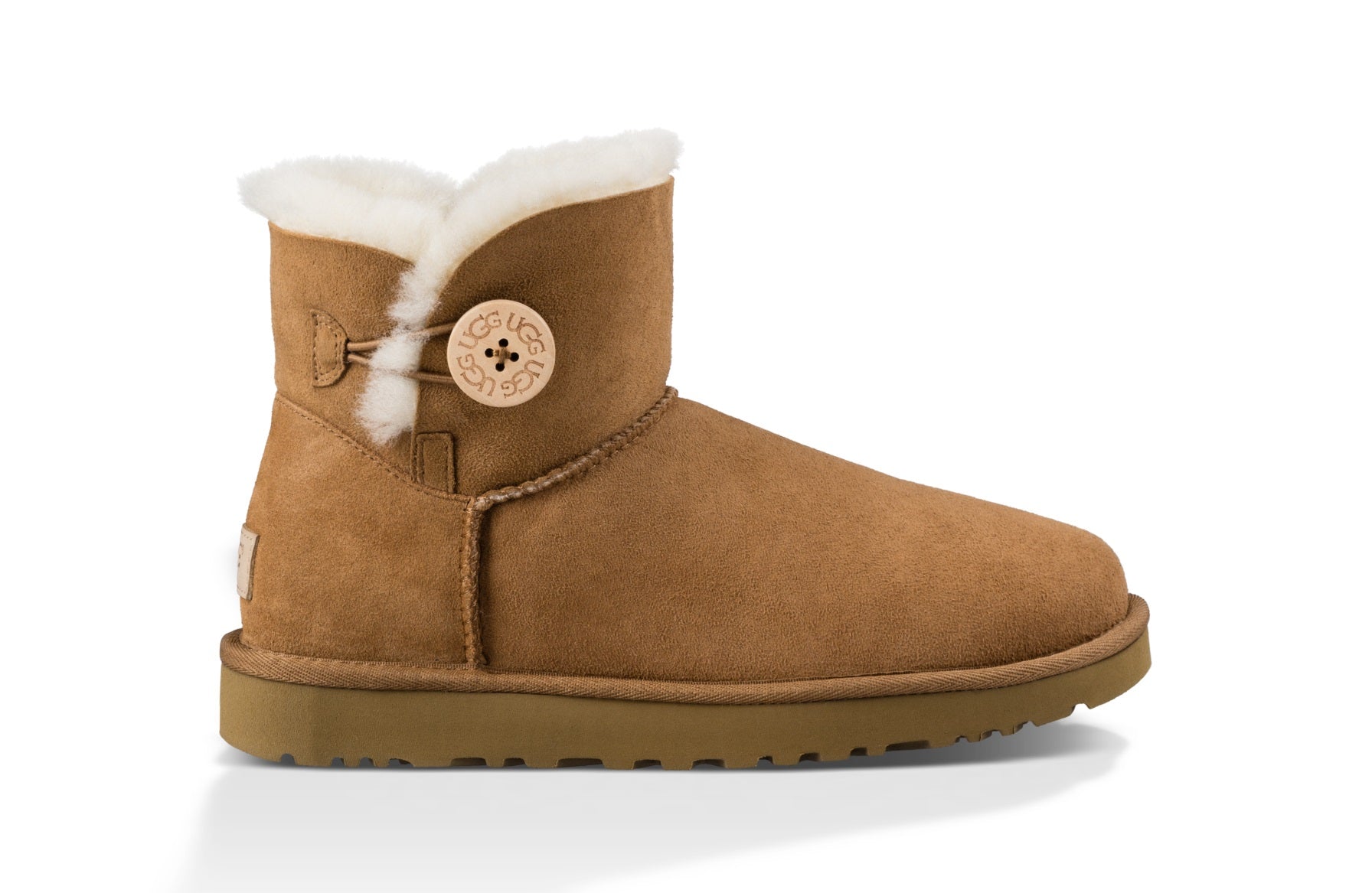 UGG - Mini Bailey Button Chestnut - NetDécor 