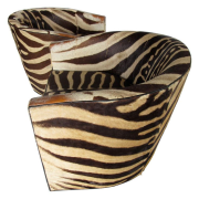 1 X ZEBRA TUB CHAIR - NetDécor 