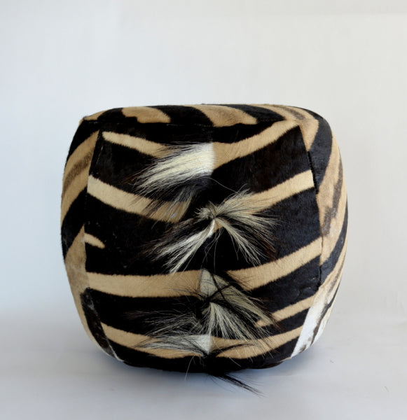 Zebra Tub Ottoman - NetDécor 