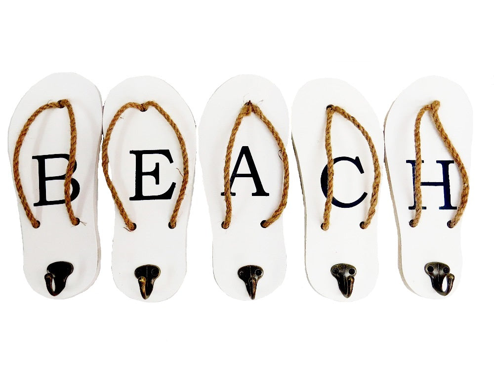 BEACH FLIP FLOP HOOKS - NetDécor 