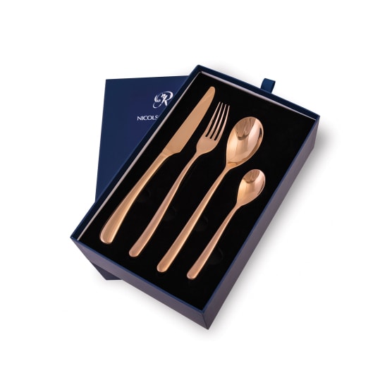 Private Collection Buddha Rose Gold Cutlery Set - NetDécor 