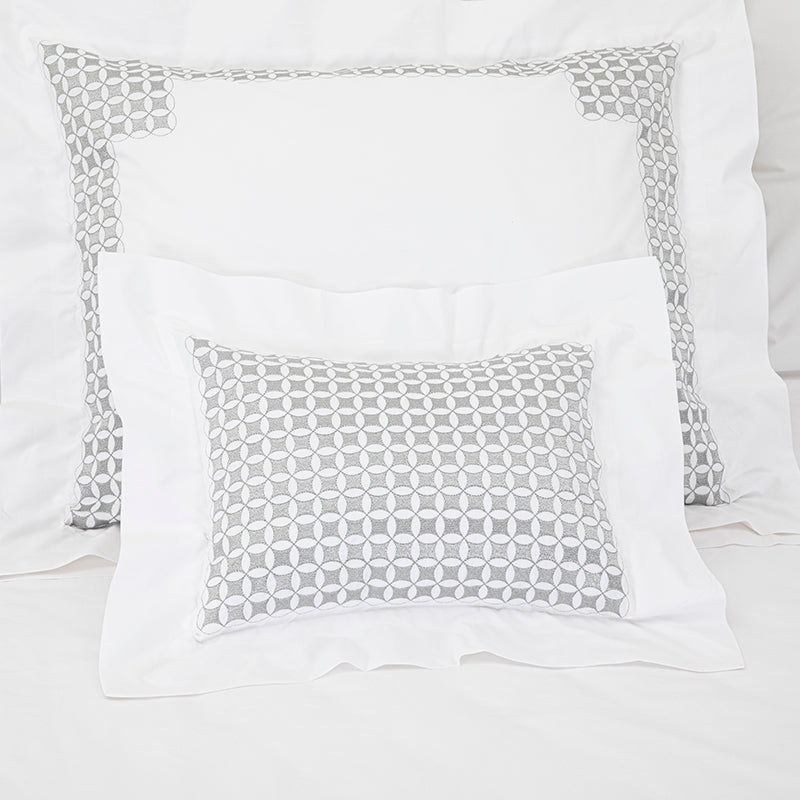 Cavacus White Silver Decorative Pillowcase each - NetDécor 