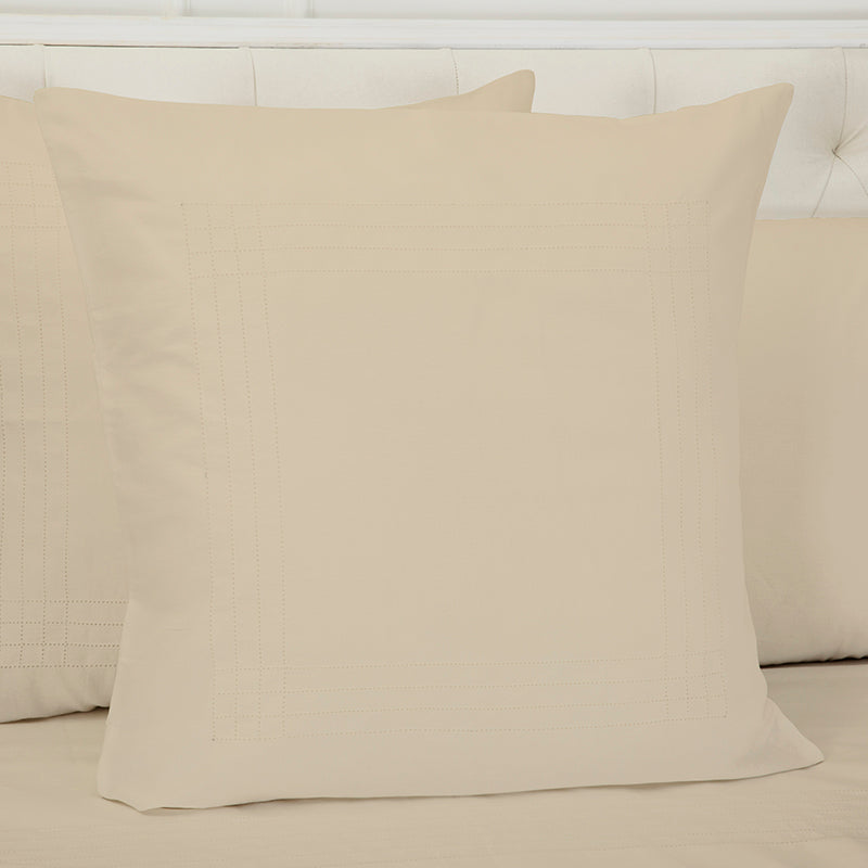 Sateen Grafton Taupe Decorative Pillowcase