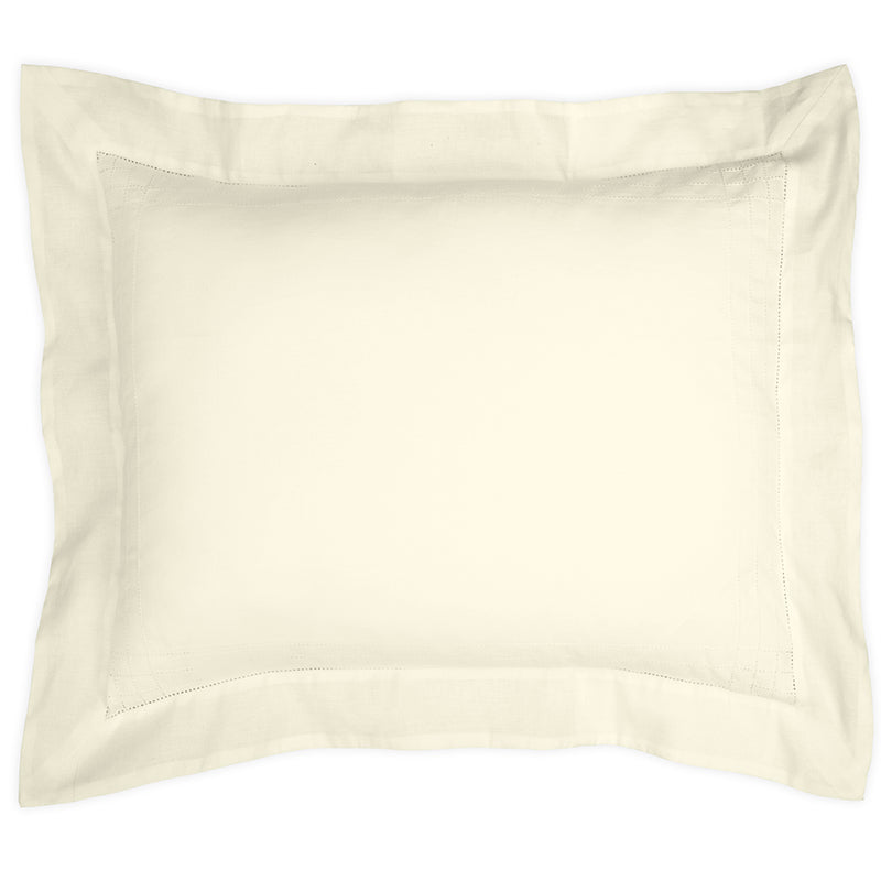 Sateen Grafton Ivory Oxford Pillowcase