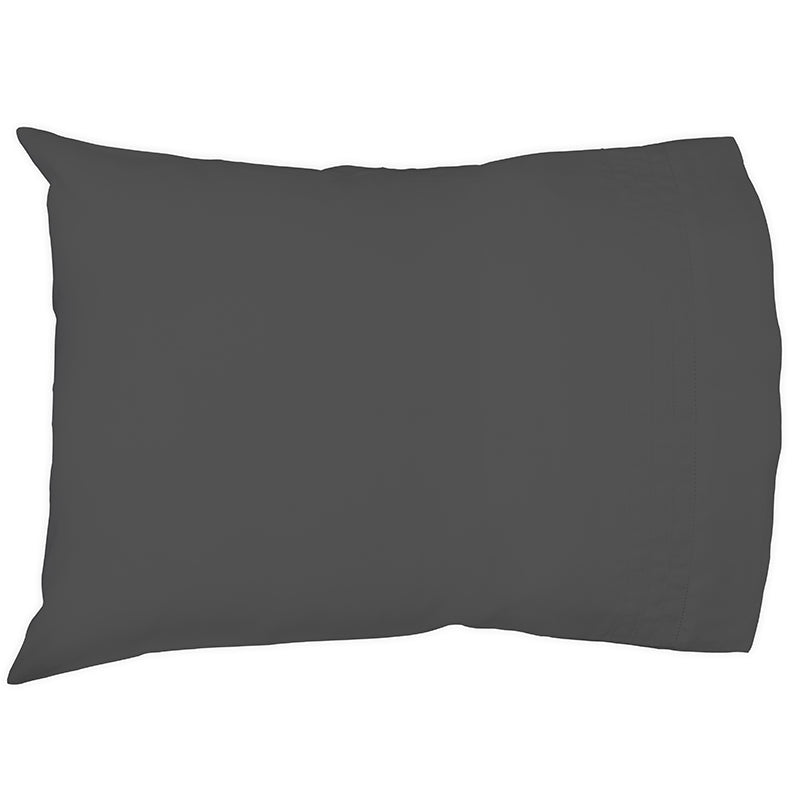 Sateen Grafton Charcoal Standard Pillowcase