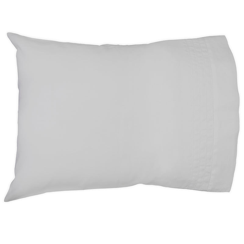 Sateen Grafton Glacier Grey Standard Pillowcase