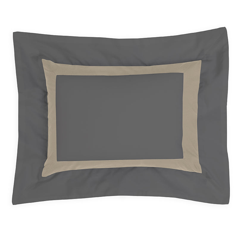 Sateen Kilkeel Charcoal Taupe Decorative Pillowcase