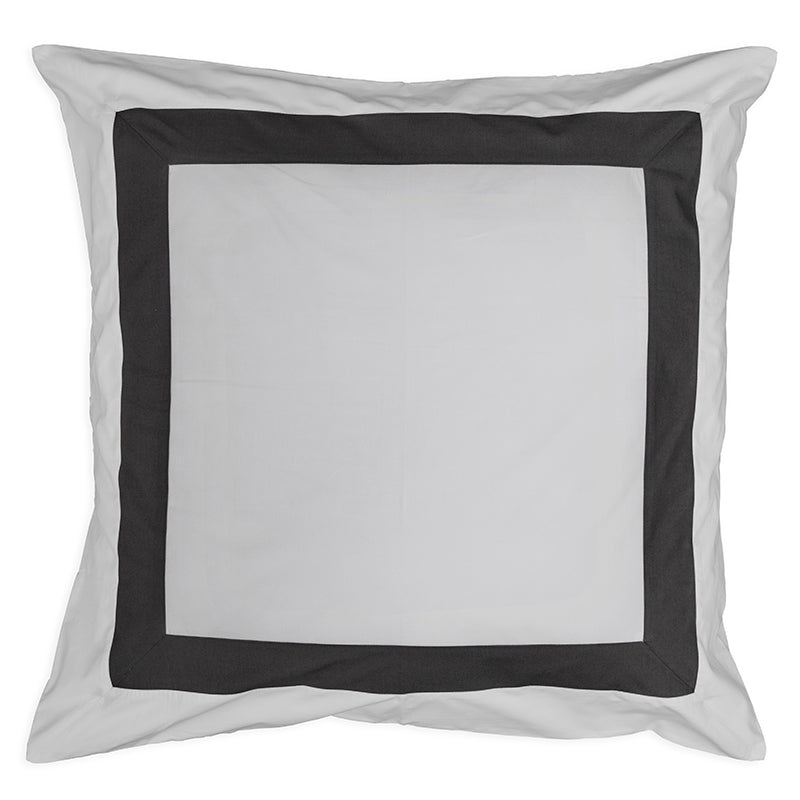 Sateen Kilkeel Glacier Grey Charcoal Decorative Pillowcase