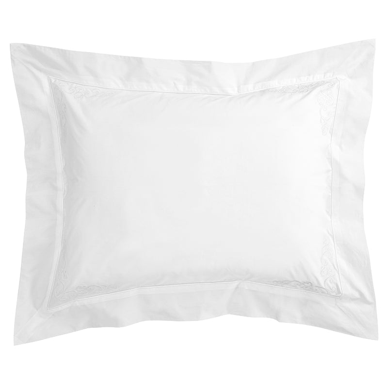 Percale Windsor White White Oxford Pillowcase - NetDécor 